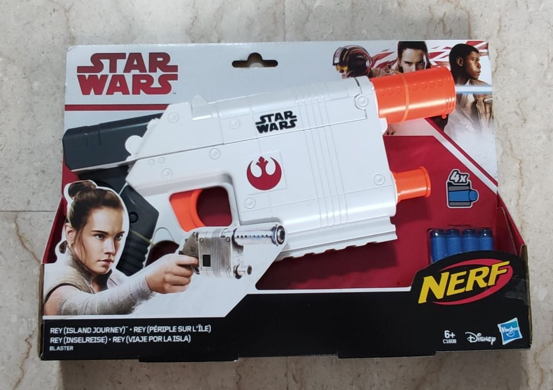 Star Wars Nerf Rey (Island Journey) Blaster, Hobbies & Toys, Toys ...