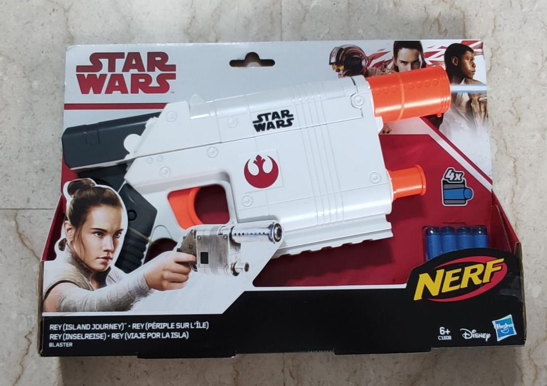 Star Wars Nerf Rey Island Journey Blaster Hobbies And Toys Toys And Games On Carousell