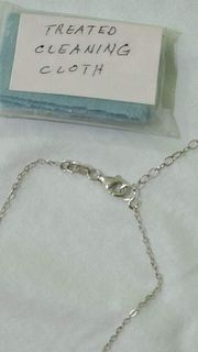 Sterling Silver NINE WEST Chain Necklace 14"