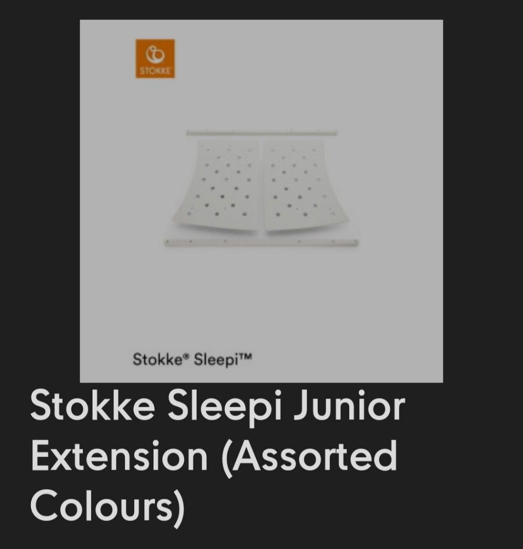 Stokke Sleepi Junior Extension Kit and Mattress, Babies & Kids, Baby Nursery & Kids Furniture