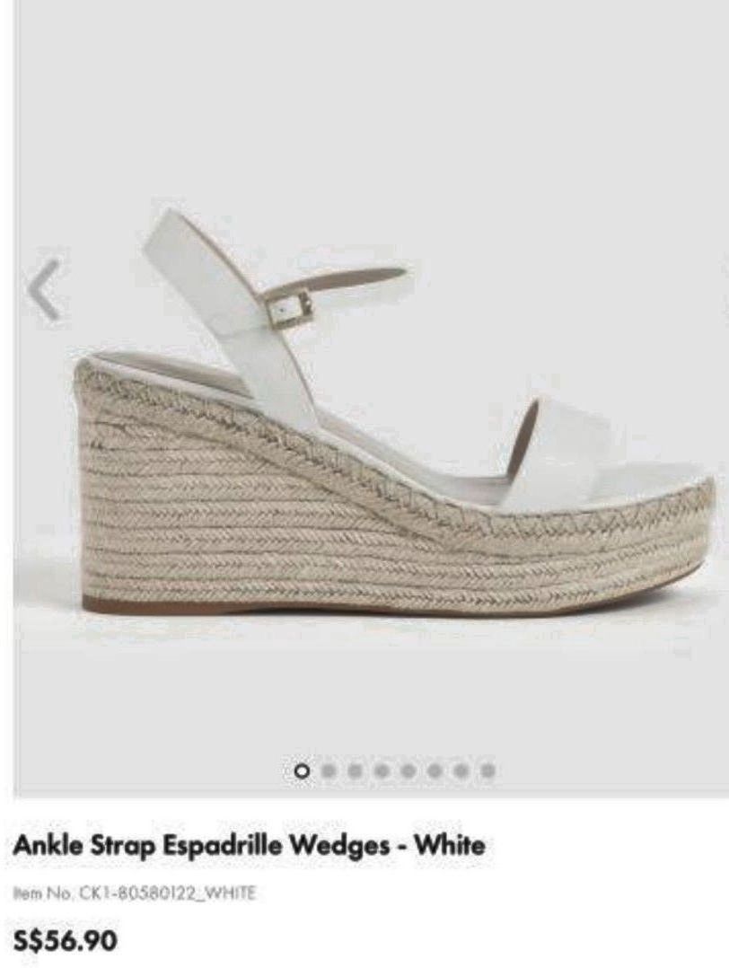 Cheap white wedges shoes best sale