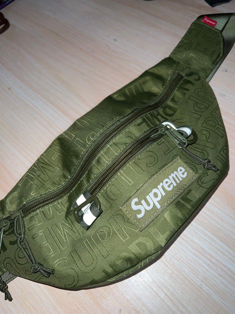 Supreme waist bag 46th 19ss, 名牌, 手袋及銀包- Carousell