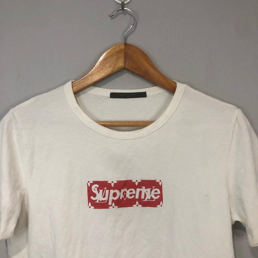 Supreme LV Red Shirt, Women's Fashion, Tops, Shirts on Carousell