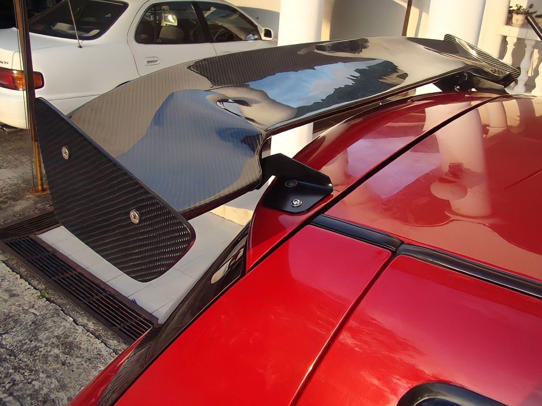 Swift Racing Spoiler Suzuki Swift Sport CF Sunline Spoiler GT Wing ZC31S Carbon Fiber, Car ...