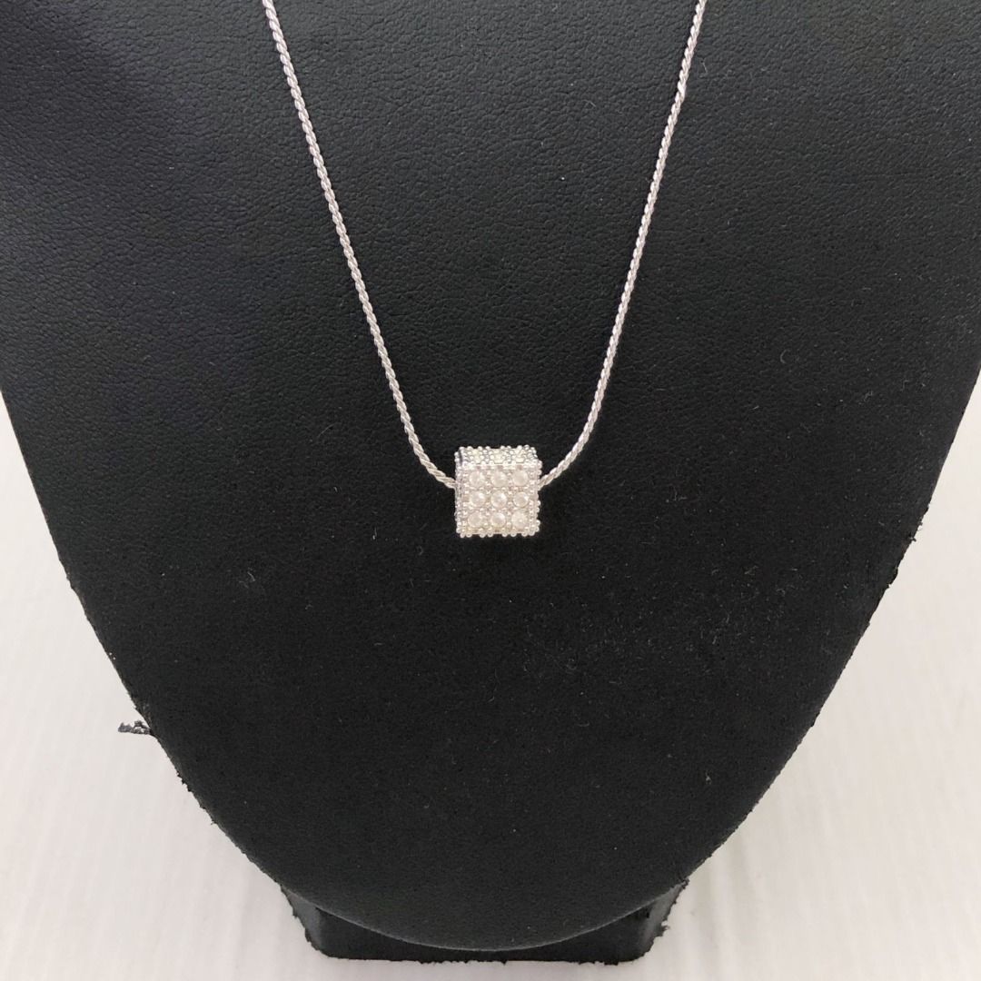 Swarovski cube necklace online