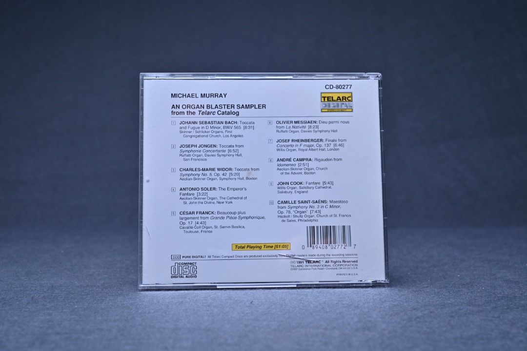Telarc Michael Murray An Organ Blaster Sampler from the Telarc