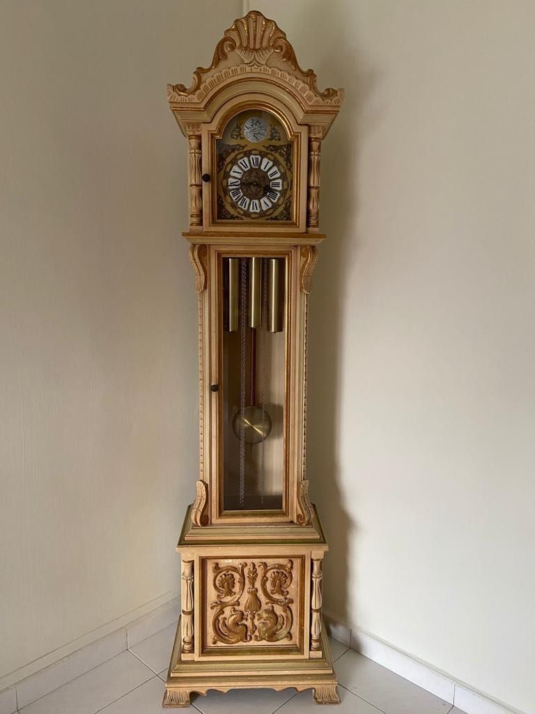 Tempus Fugit Grandfather clock, Furniture & Home Living, Home Decor