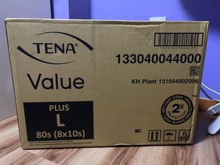 Tena adult diapers size L
