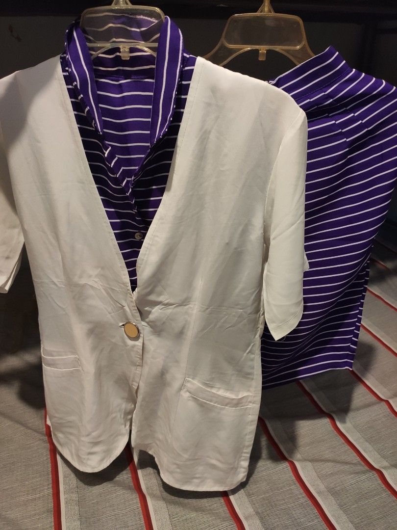 Terno Blouse Sets (Category: Sets or Coordinates) located in Paranaque City. Submitted by daddyu (Listing ID 1203067795, Image 3). Description: Clothe Sets for women Size : M-L Lightly Used Bought from SM Store.