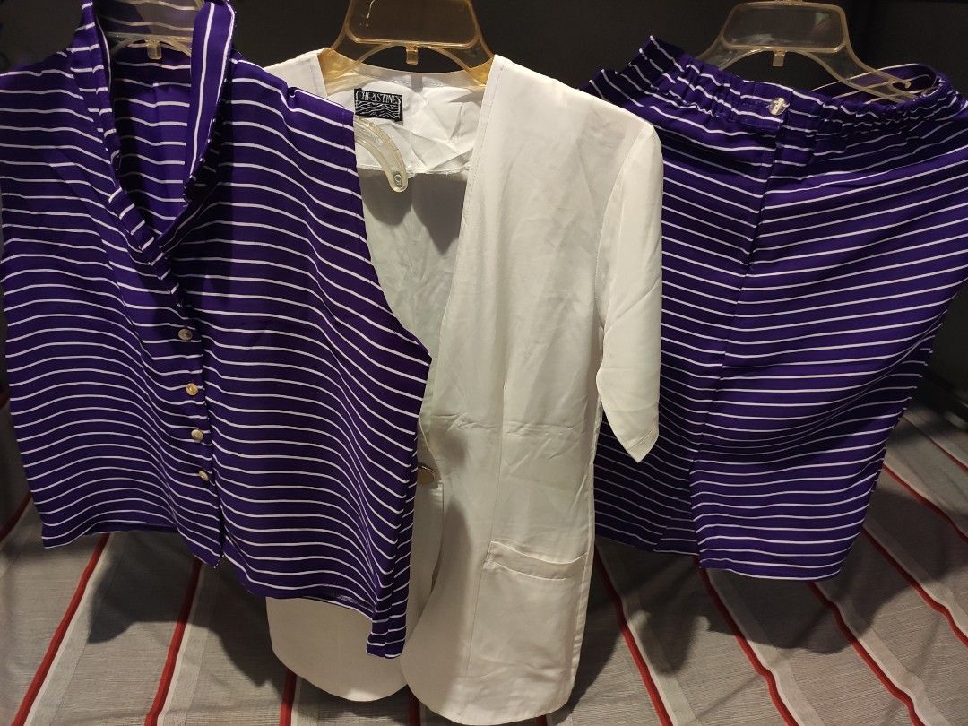 Terno Blouse Sets (Category: Sets or Coordinates) located in Paranaque City. Submitted by daddyu (Listing ID 1203067795, Image 2). Description: Clothe Sets for women Size : M-L Lightly Used Bought from SM Store.