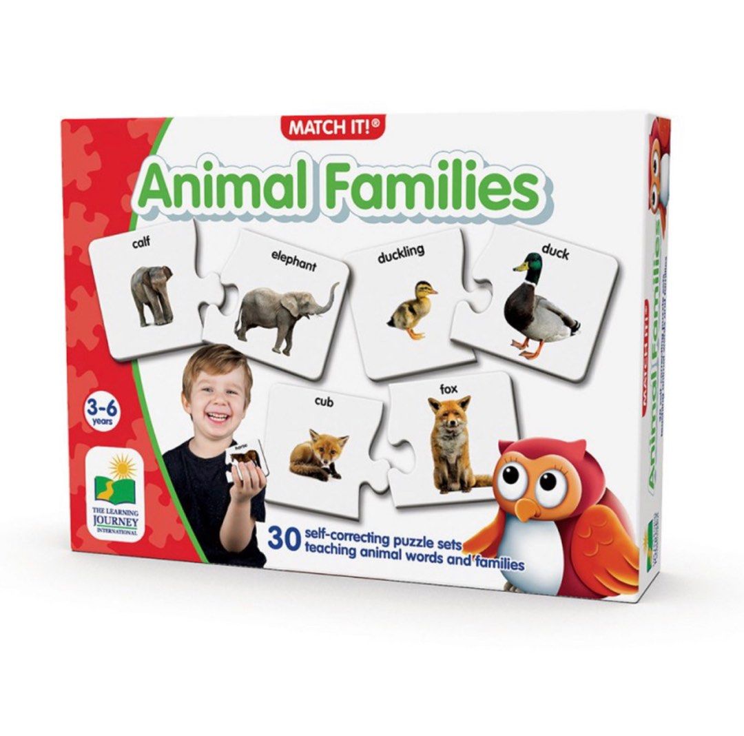 The Learning Journey Animal Families, Hobbies & Toys, Toys & Games on  Carousell