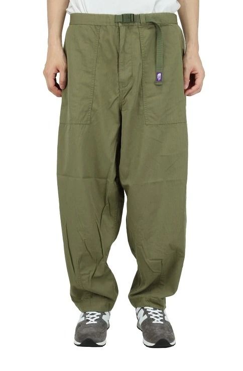 The North Face Purple Label Ripstop Wide Cropped Pants - Khaki 