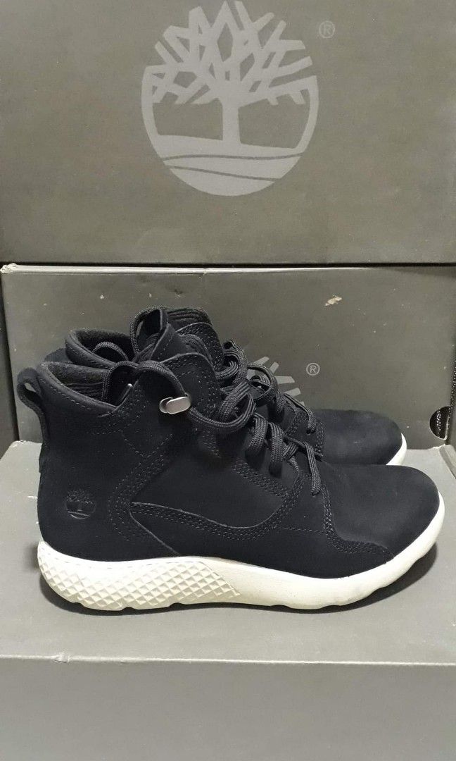 TIMBERLAND Women FLYROAM MID HIKER BLACK NUBUCK