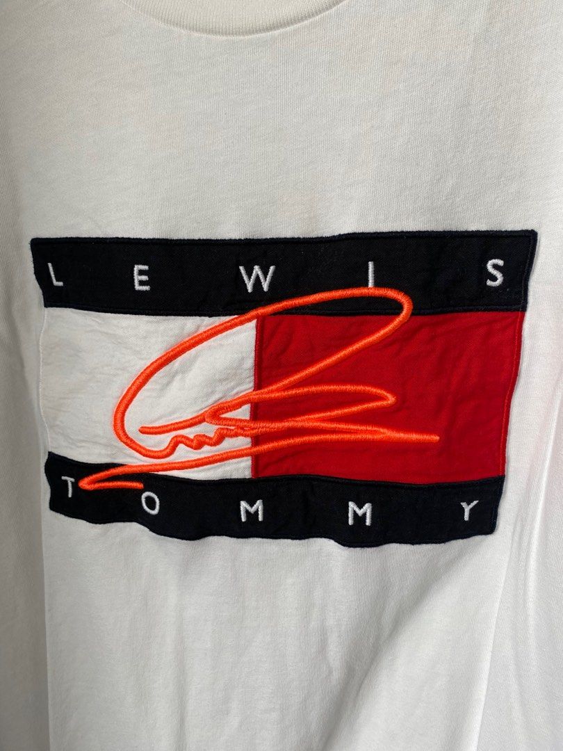 Tommy Hilfiger Tommy x Lewis Block T Shirt Men s Fashion Tops