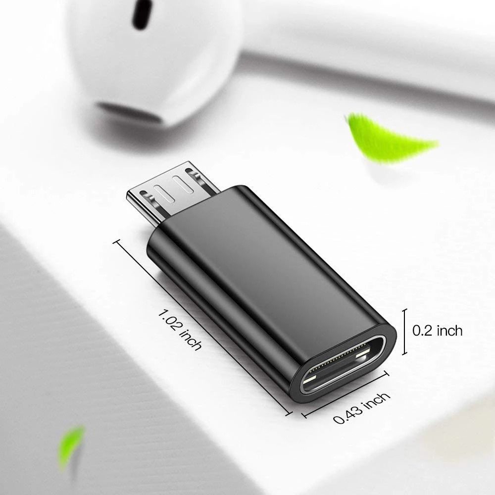 Type-C (母頭)轉micro USB(公頭)轉接頭 Type C Adapter – USB-C Female to Micro USB ...