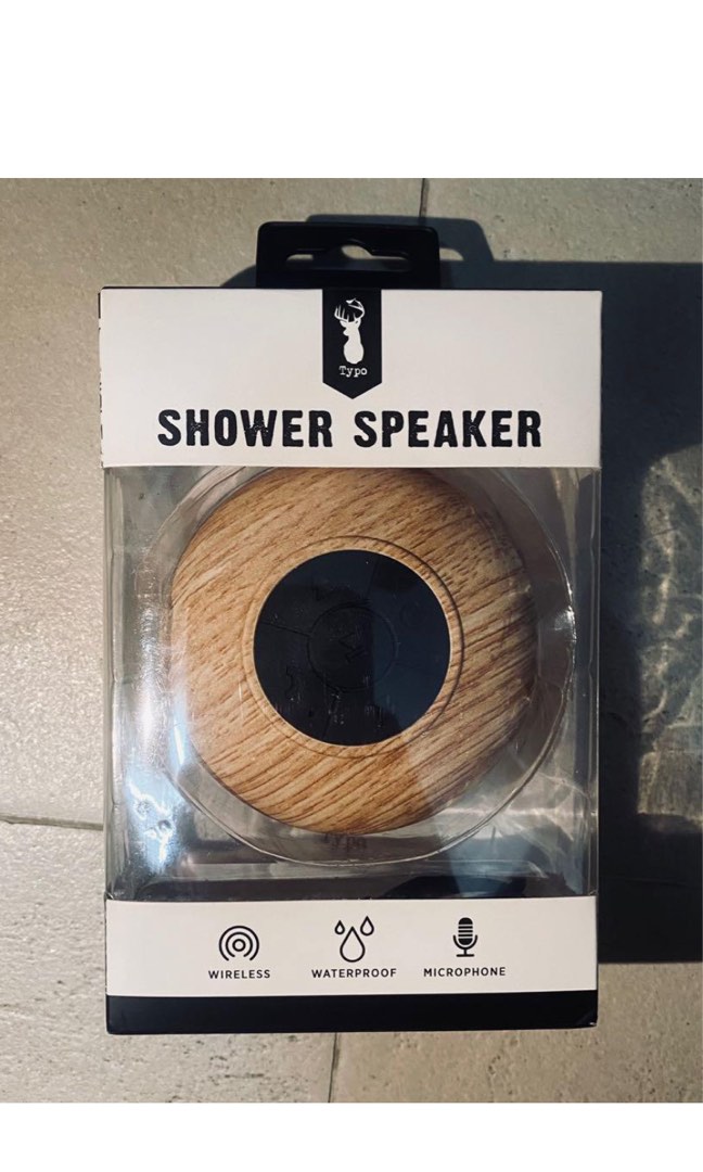 Typo Shower Speaker, Audio, Soundbars, Speakers & Amplifiers on Carousell
