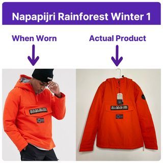 (Unisex Large) Napapijri Rainforest Winter 1 Jacket