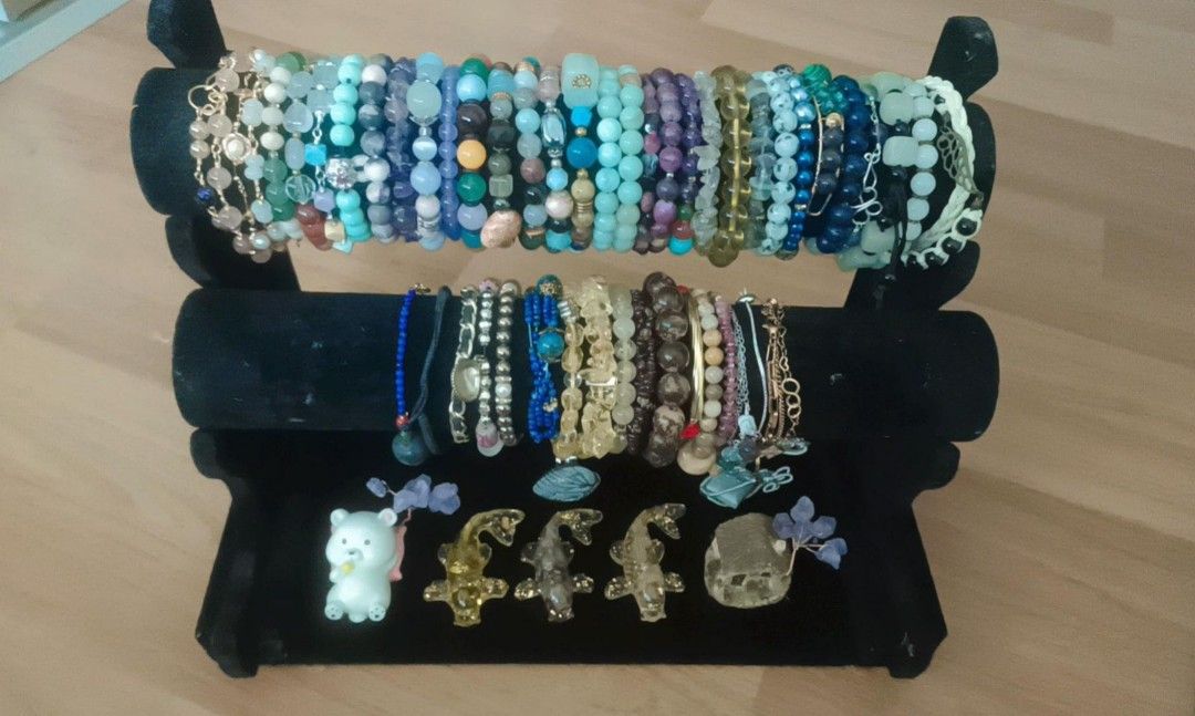 Used Crystal Bracelet Women s Fashion Jewelry Organisers