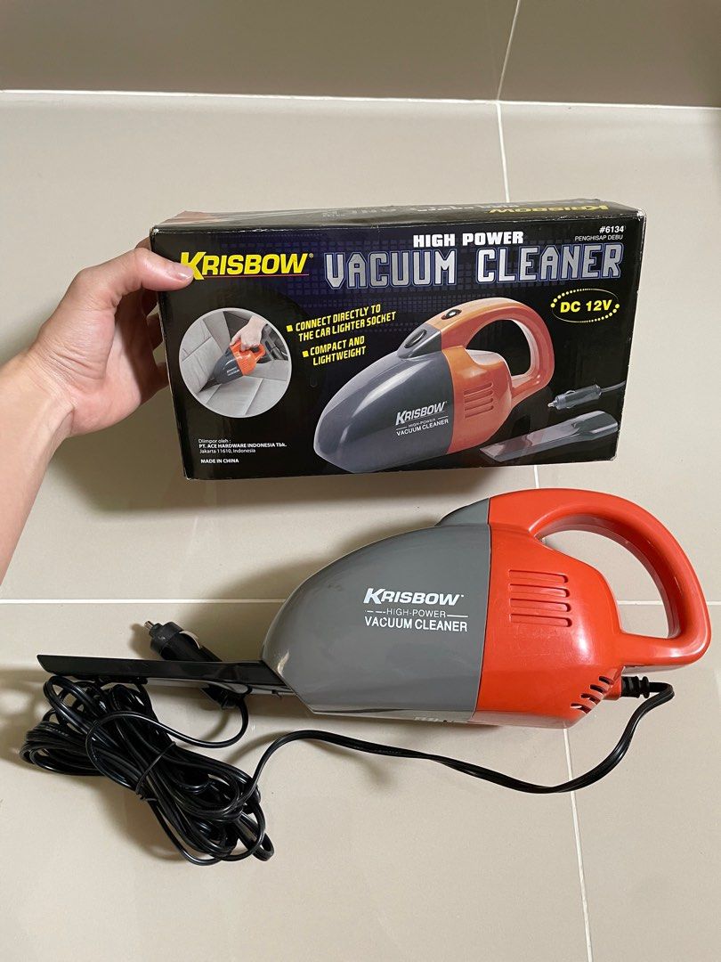 Vacuum Cleaner mobil krisbow 12V, Aksesoris Mobil di Carousell