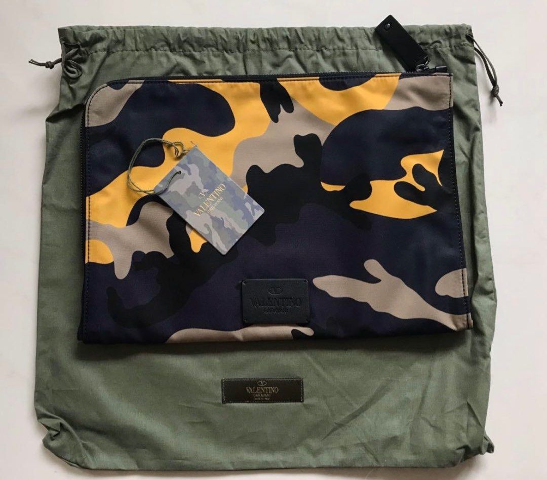 Valentino Camo Clutch