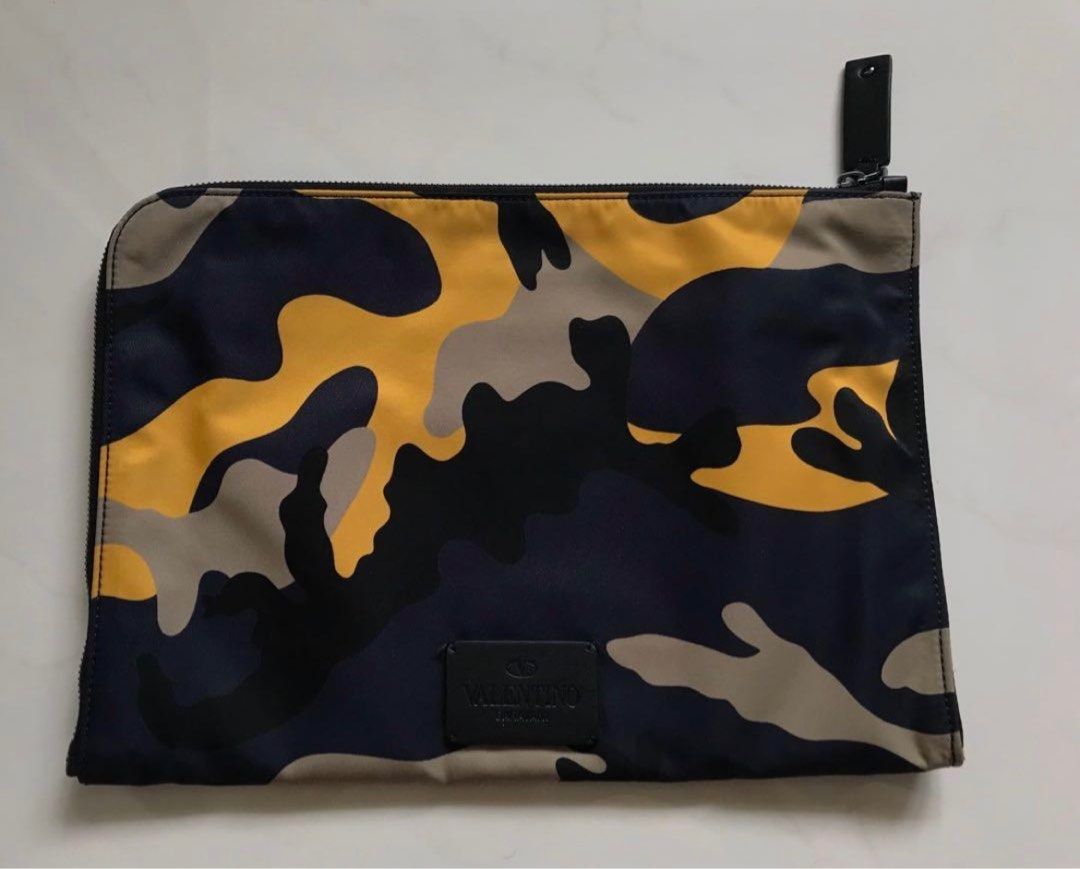 Valentino sales camo clutch