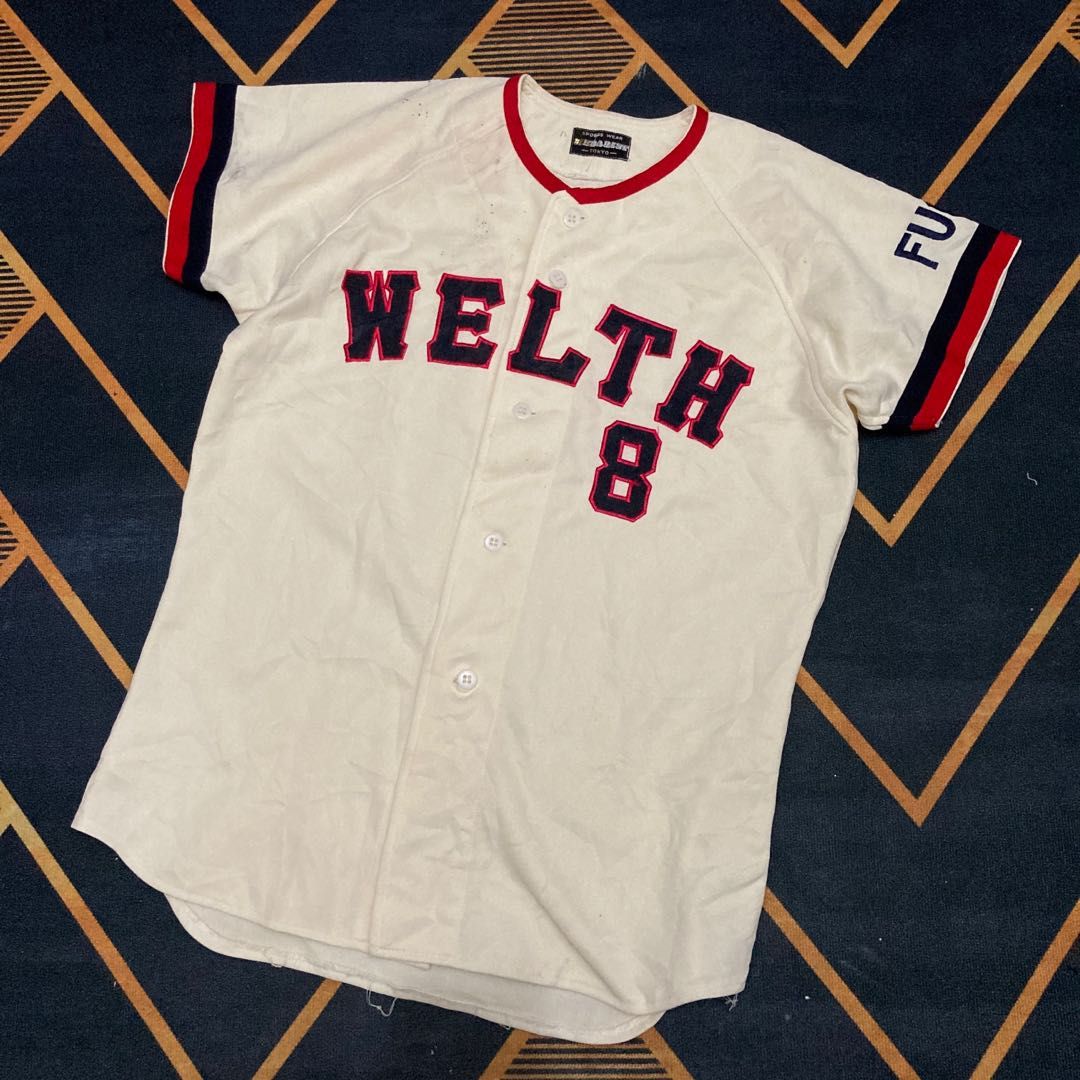 Vintage Baseball Jersey, Men's Fashion, Activewear on Carousell