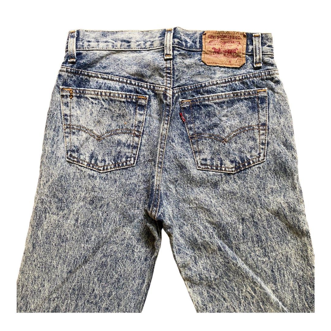 Levi 501 acid wash jeans on sale