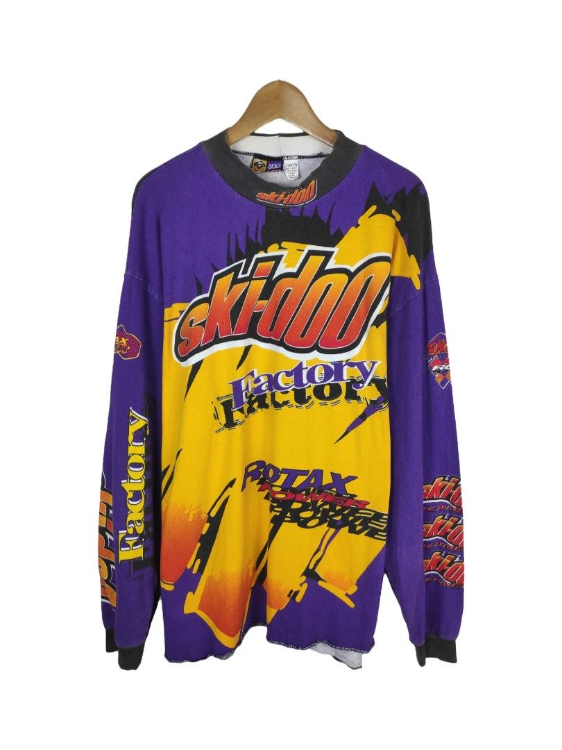 Vintage Ski doo Rotax Factory Sno Gear OVP Shirt Men s Fashion