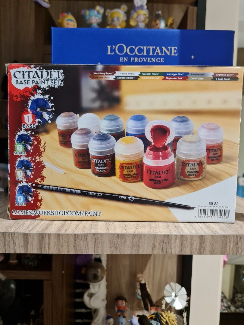 Warhammer Citadel Base Paint Set, Hobbies & Toys, Stationery & Craft