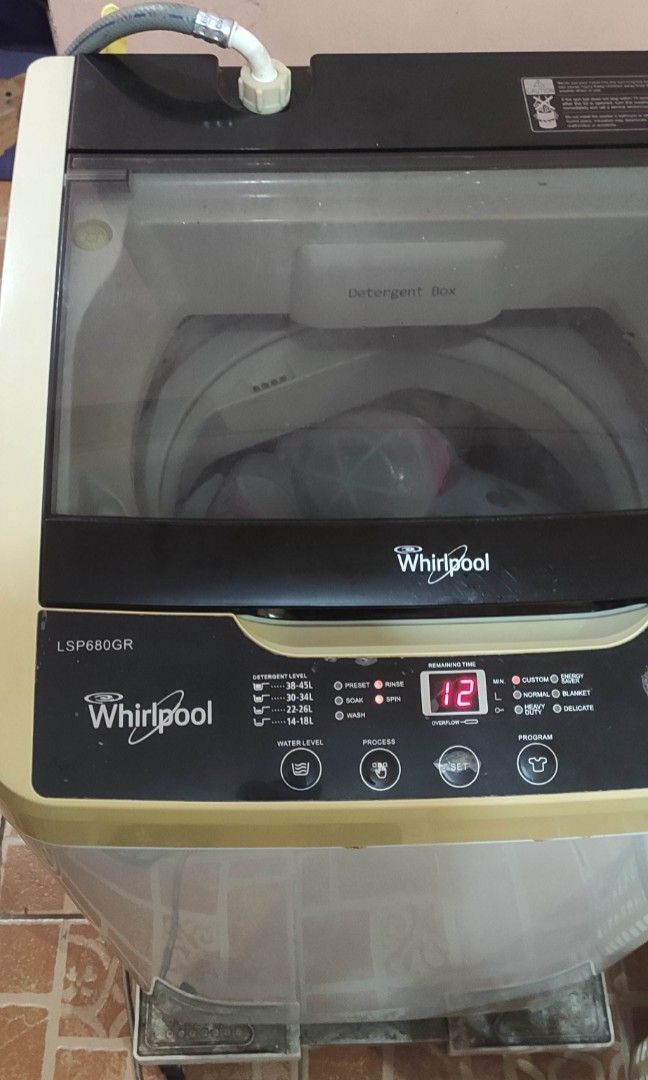 Whirlpool LSP680GR 6.8 kg automatic washing machine, TV & Home