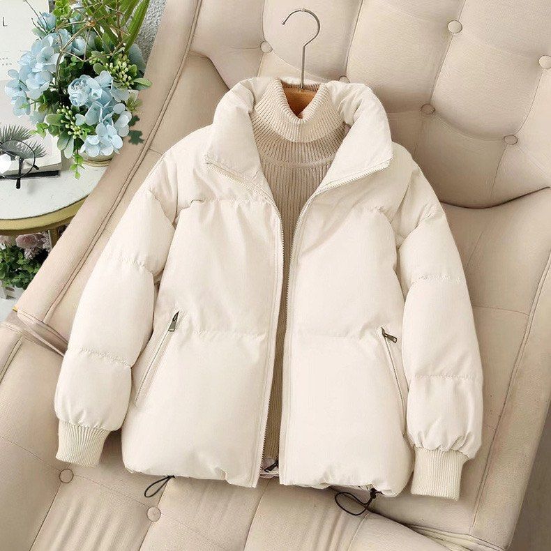 Puffer on sale jacket cream