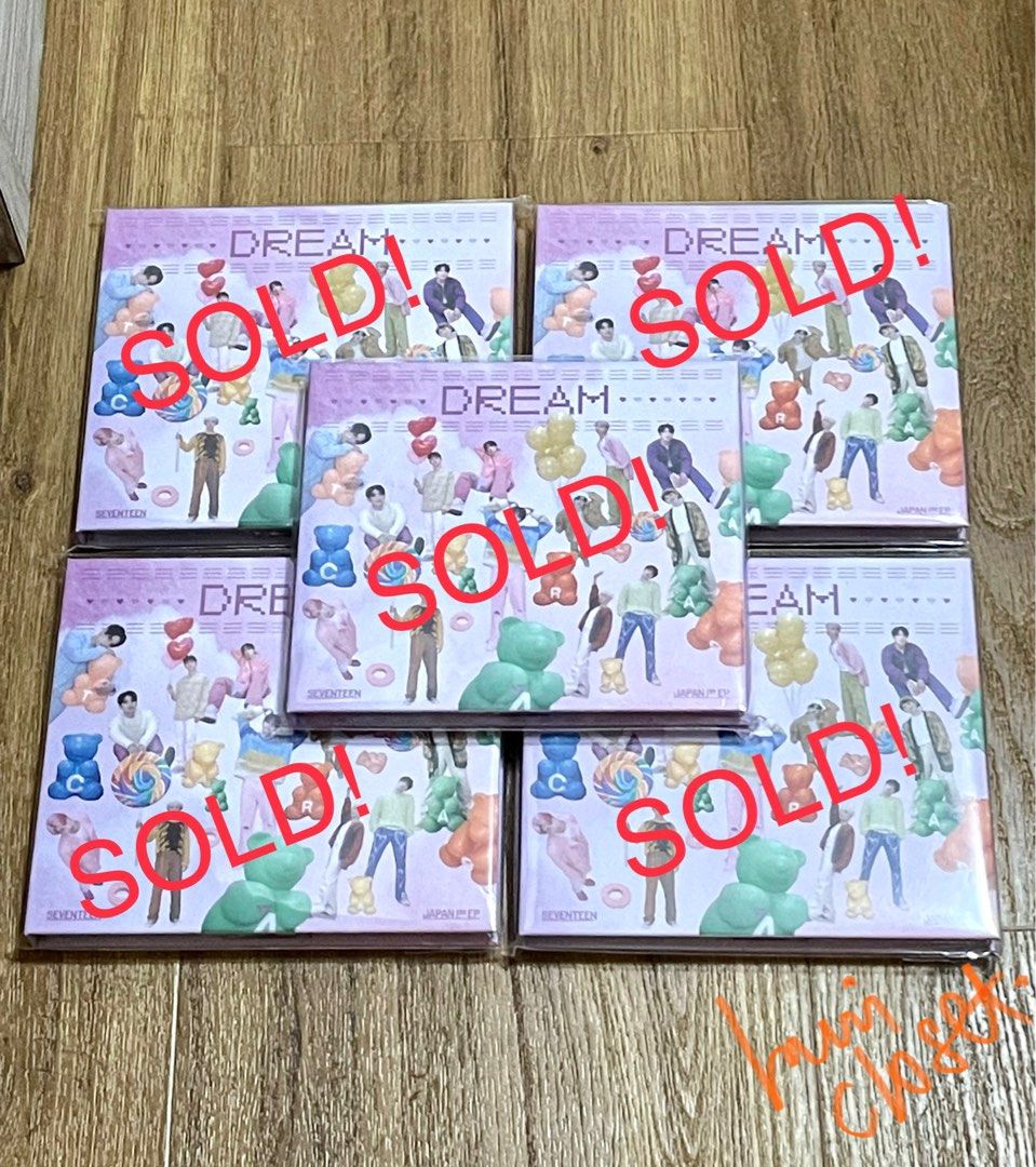 WTS] Seventeen DREAM limited edition C albums, Hobbies  Toys, Memorabilia   Collectibles, K-Wave on Carousell