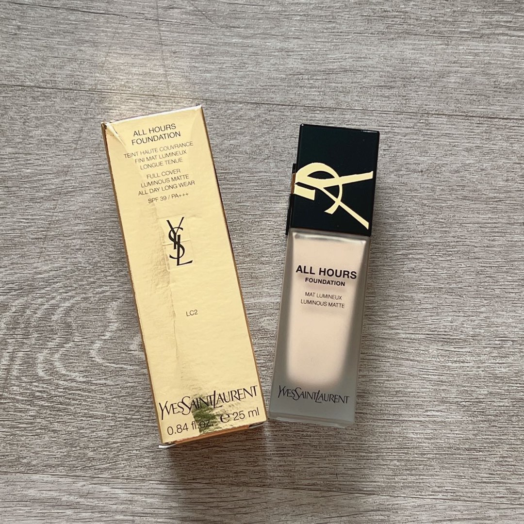 Ysl ALL HOURS FOUNDATION shade LC2, Beauty & Personal Care, Face ...