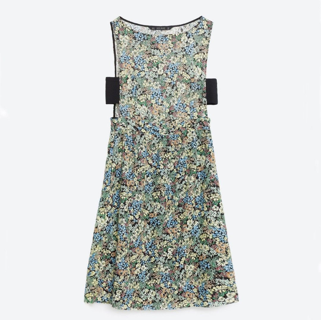 Zara Basic Floral Dress (Category: Dresses) located in General Santos City (Dadiangas). Submitted by clstmrll (Listing ID 1202913172, Image 1). Description: Never used.