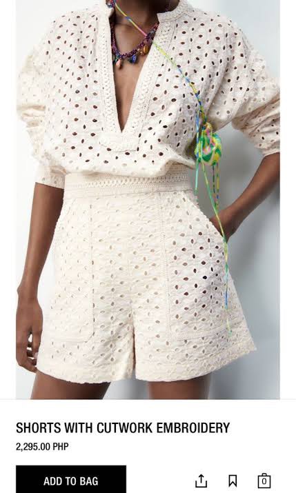 SAMPLE-Ellakai Shorts - Cutwork