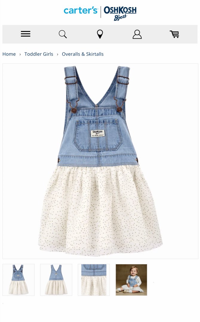 Oshkosh 2025 jean dress