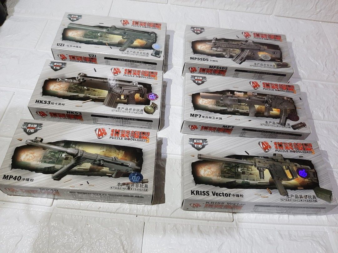 1:6 Miniature Guns.:-) (Category: Action & Battle Toys) located in Santa Cruz. Submitted by cocheze (Listing ID 1203310112, Image 1). Description: Ciao..for gun collectors outhere.. cool miniature gun pieces..like new condition..can be sold per piece or as set. just message me.Thanks..