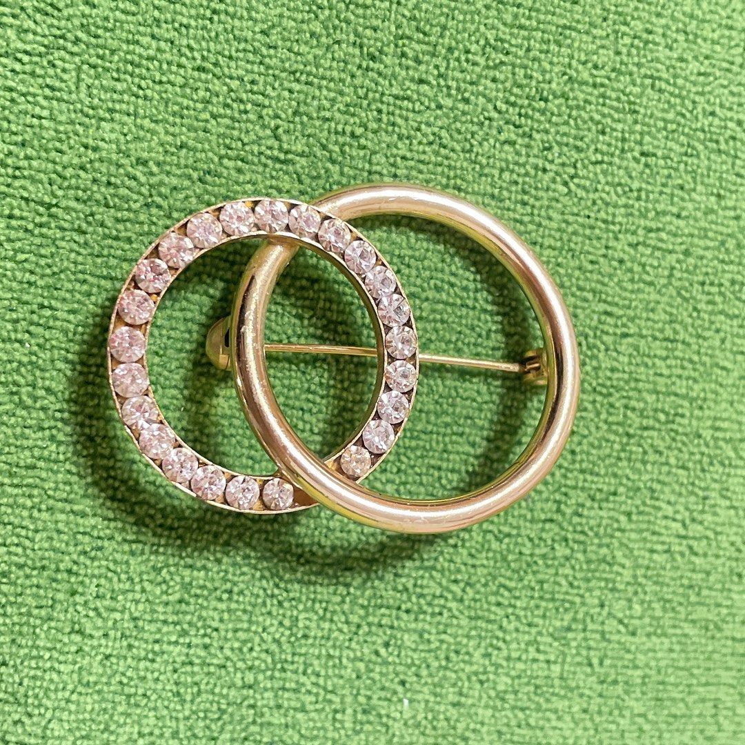 鑽石胸針 圓環造型 裙子收腰別針 防走光胸針卡扣 腰圍改小 收腰別針 扣固定衣服收腰神器 @ C247