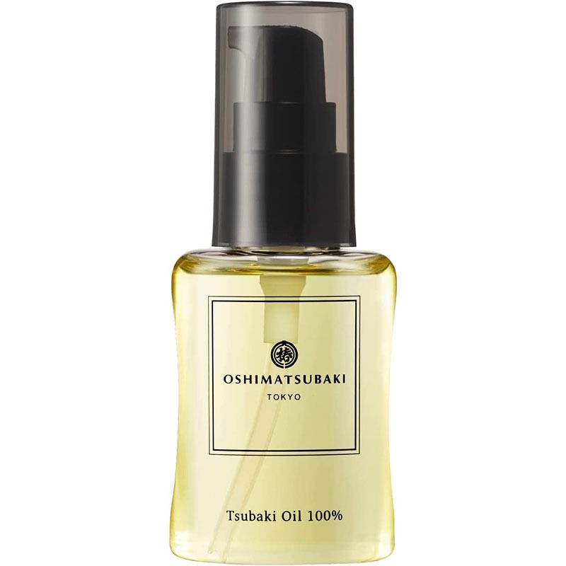 代購)日本大島椿Tsubaki Hair Treatment Oil Push Type 天然椿油100