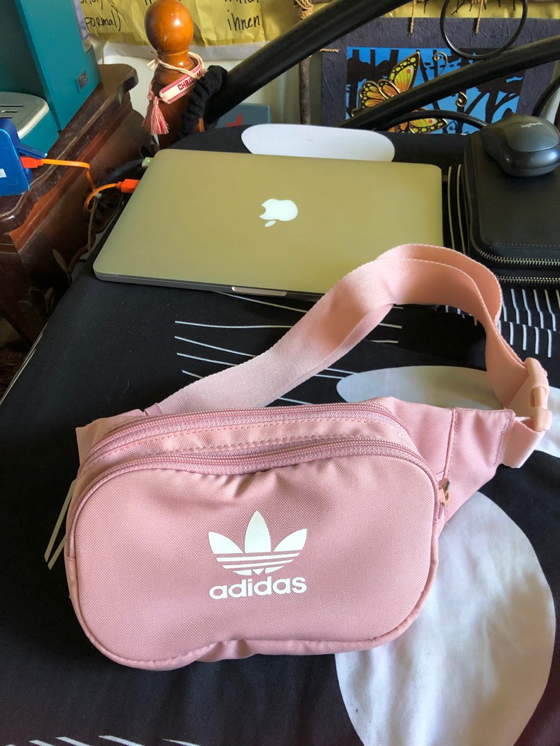 Pink adidas waist shop bag