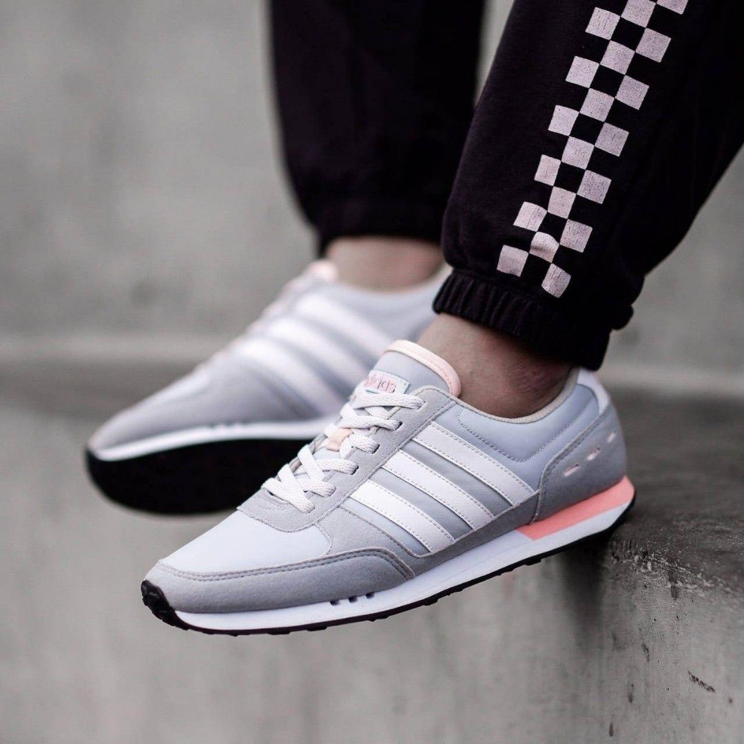 Sepatu adidas neo city racer grey sales
