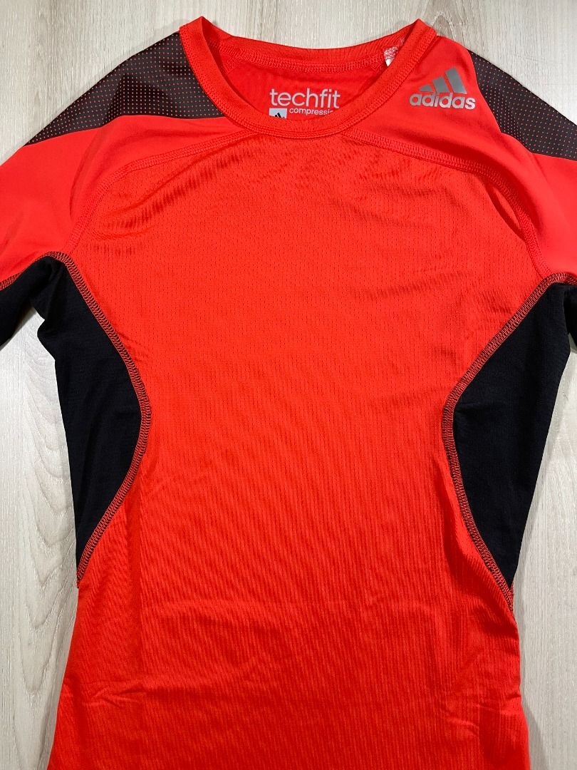 Adidas techfit orange sale