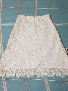 A-Line Lace Skirt