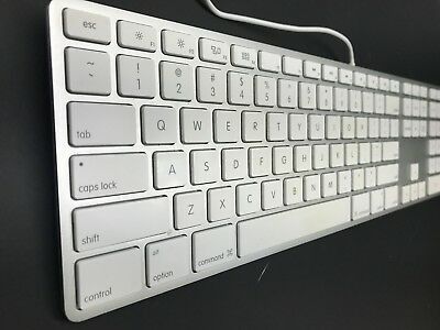 Apple Keyboard and mouse wired with numpad