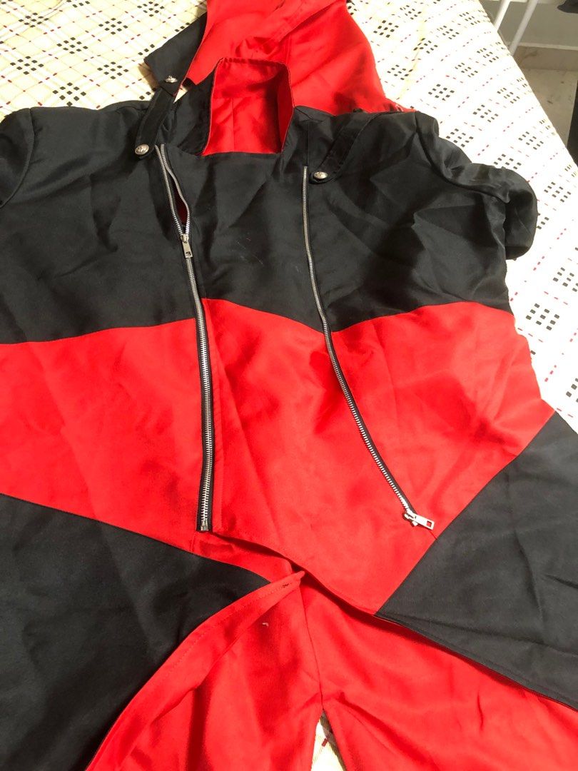 Red and black cheap assassin's creed jacket