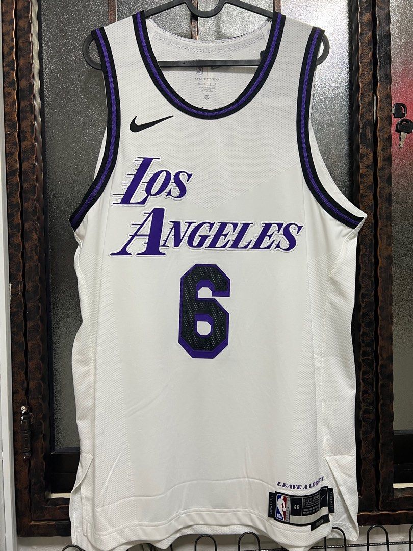 Lebron James Los Angeles Lakers City Edition 2021-22 Player Edition  Embroidered Jersey