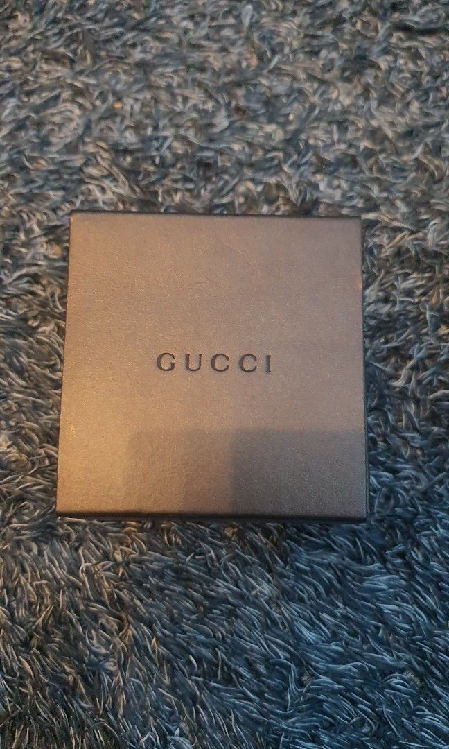 Authentic gucci box only (Category: Luxury Accessories) located in Cavite. Submitted by ohmie23 (Listing ID 1203151903, Image 1). Description: Authentic gucci box only 3x3 inch.