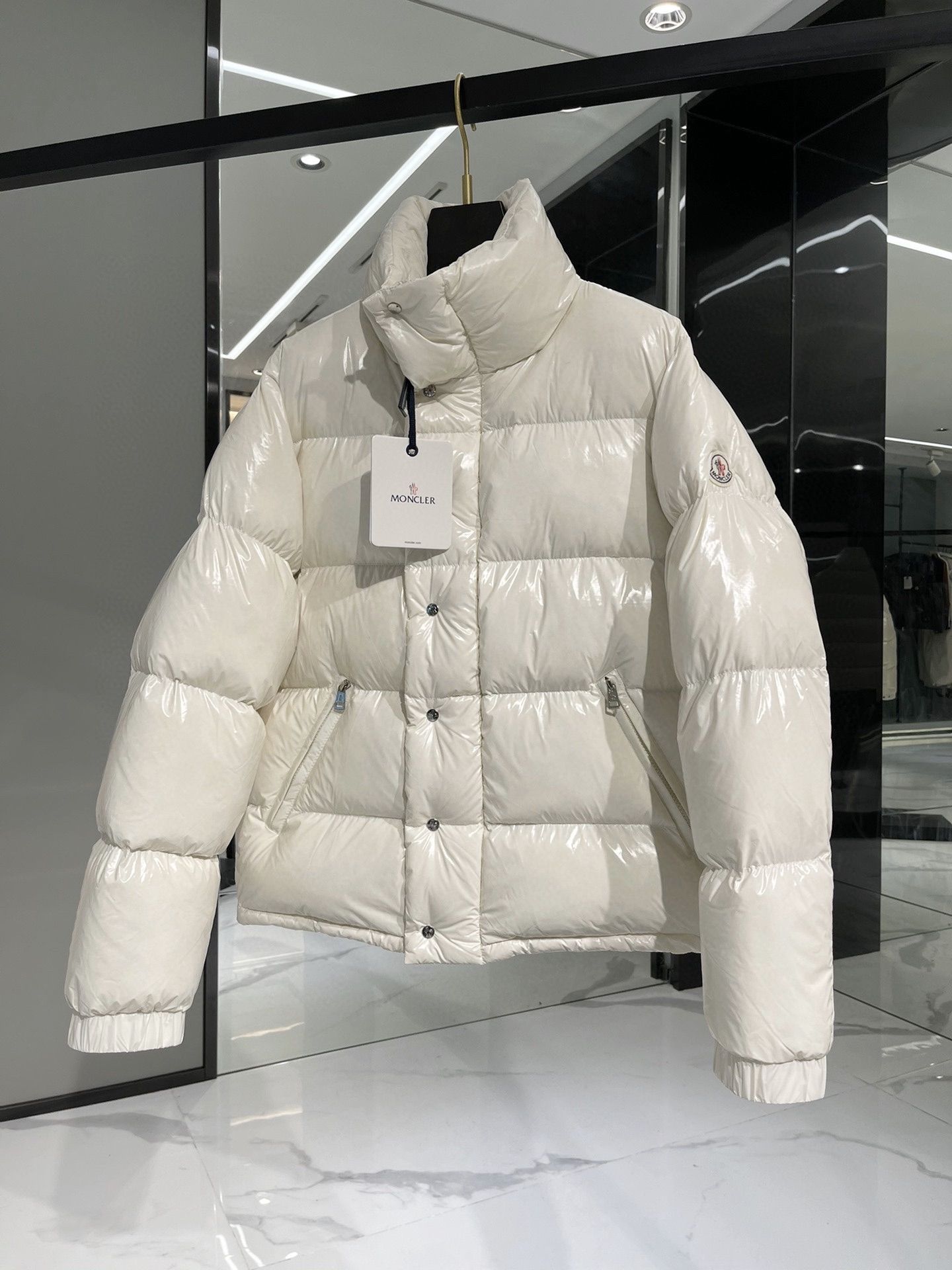 Glossy moncler cheap