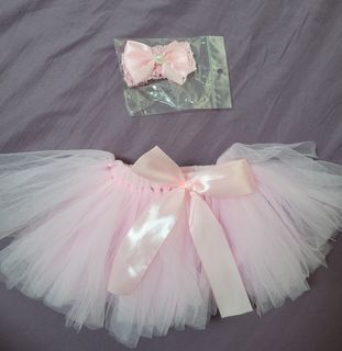 Baby newborn girl skirt and headband