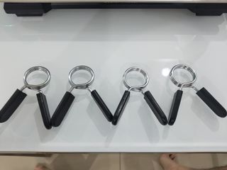 Barbell, dumbell collar pin lock